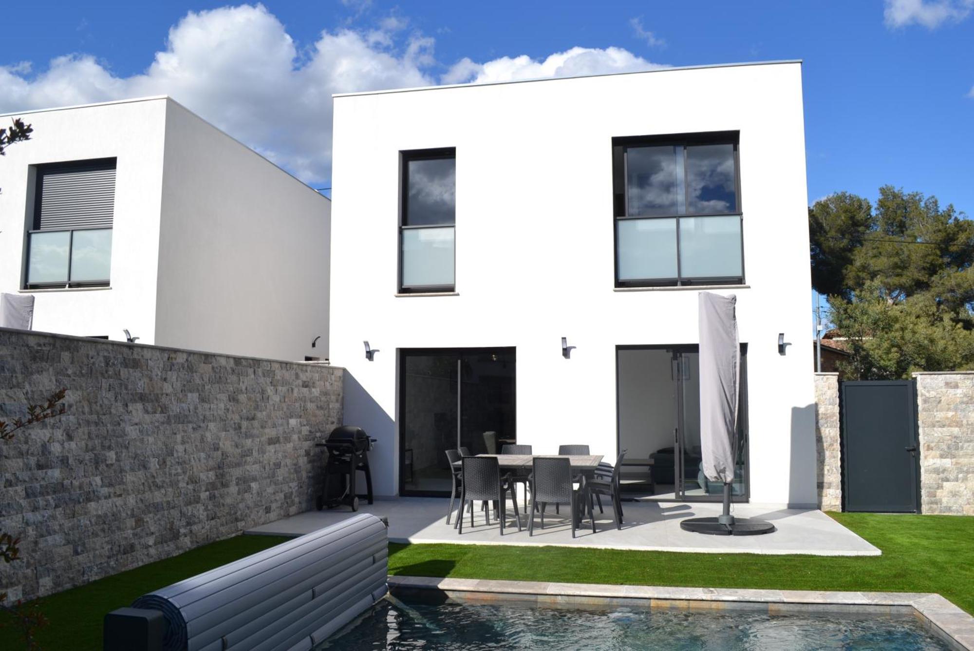 Etoile Du Berger Saint Aygulf 3 Villas Et 4 Appartements Jardin Individuel Et Piscine Chauffee En Saison - La Mer Et Les Plages 450 M Exterior foto